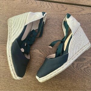 Castaner Black Espadrille Wedges — Barely Worn, Great Condition